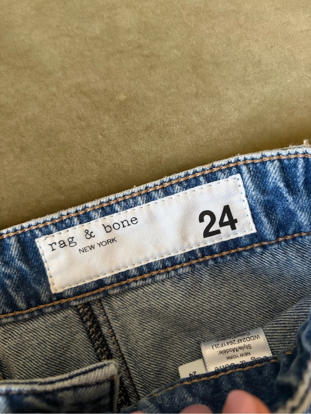 rag & bone Marina High-Rise Cuff Jeans - Picture 12 of 13